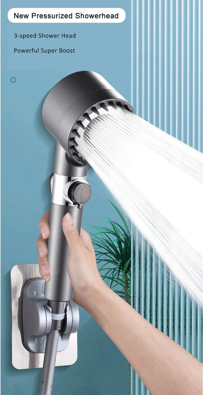 The High Pressure Adjustable Filtered Shower Head